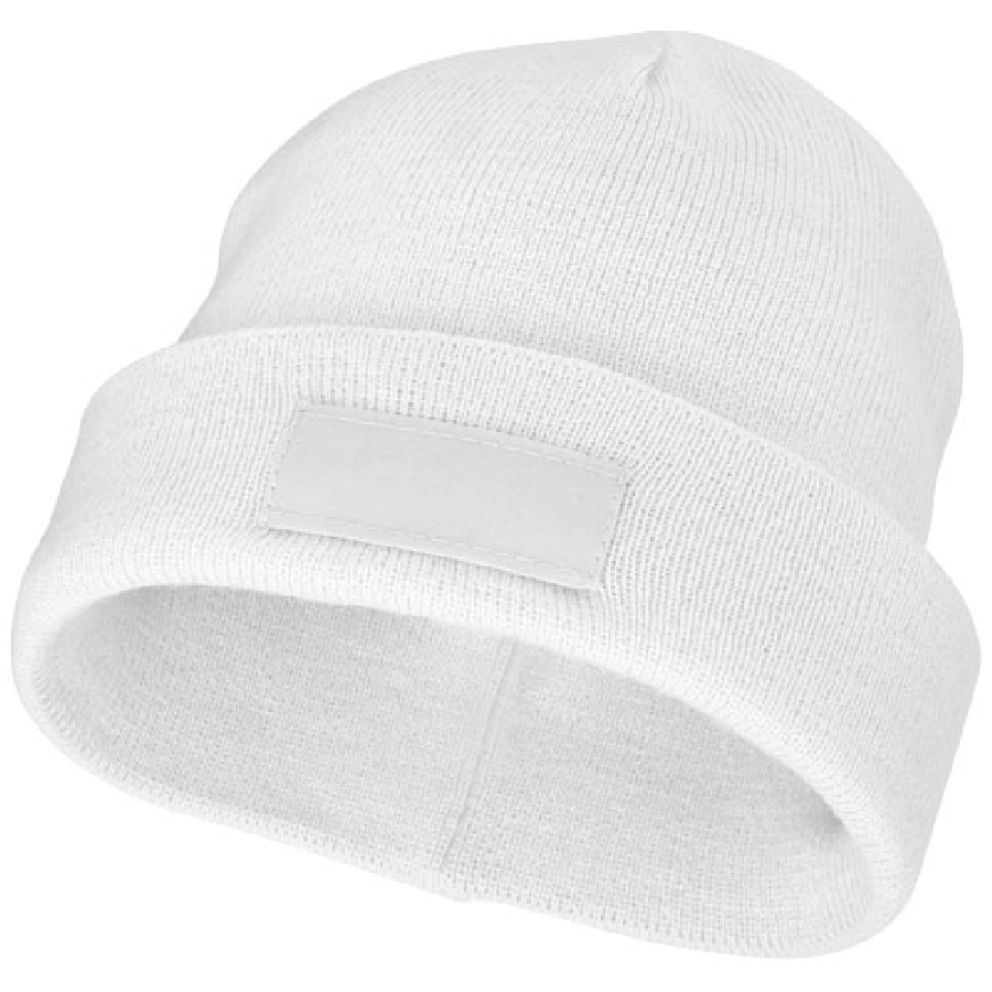 Czapka typu beanie Boreas z naszywką PFC-38676010 biały