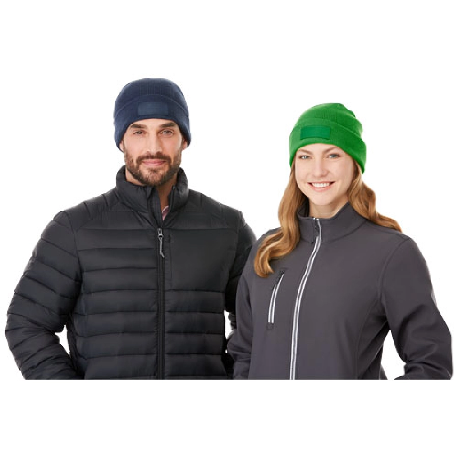 Czapka typu beanie Boreas z naszywką PFC-38676010 biały