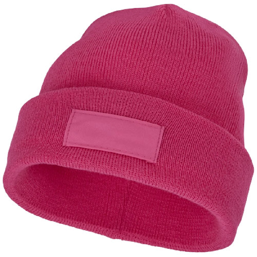 Czapka typu beanie Boreas z naszywką PFC-38676210 różowy