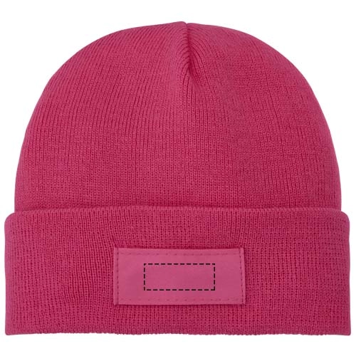 Czapka typu beanie Boreas z naszywką PFC-38676210 różowy