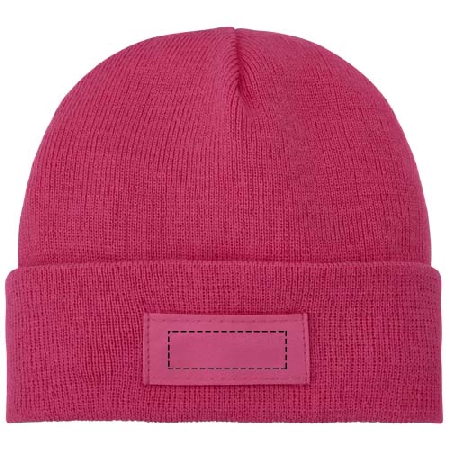 Czapka typu beanie Boreas z naszywką PFC-38676210 różowy