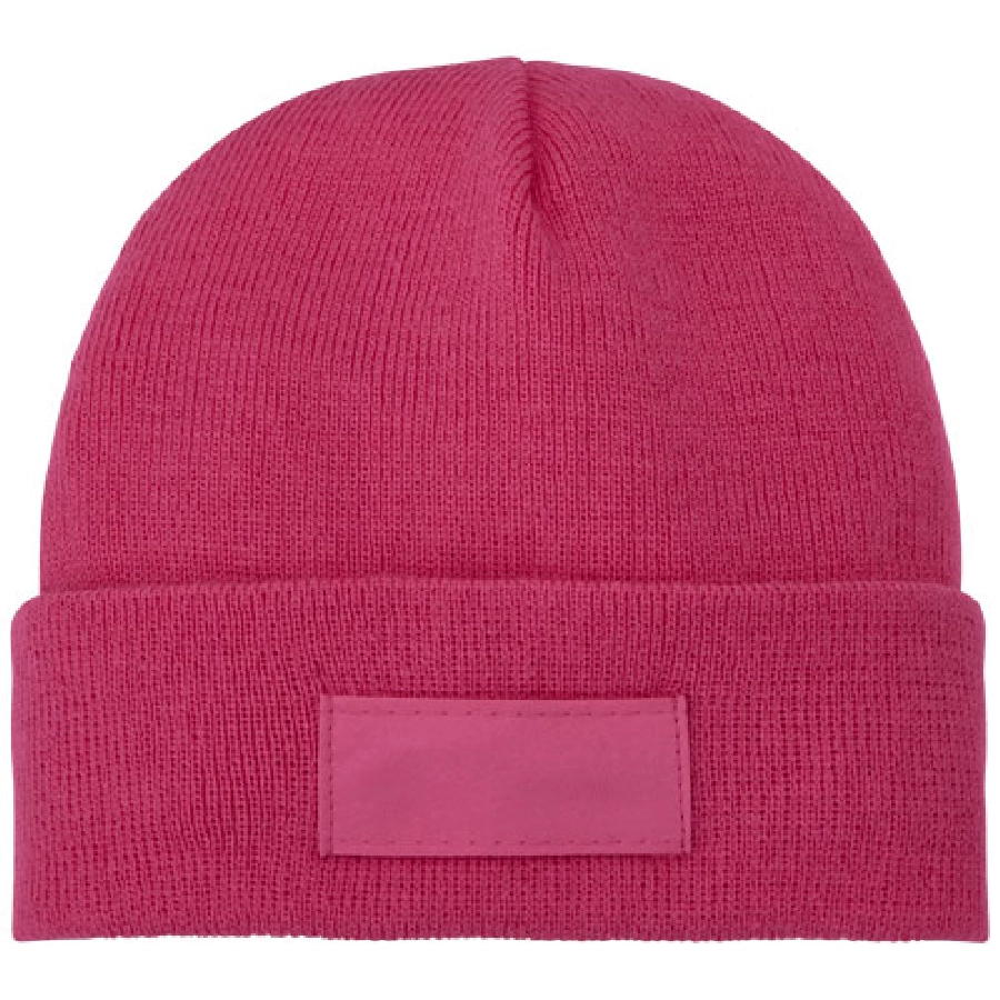 Czapka typu beanie Boreas z naszywką PFC-38676210 różowy