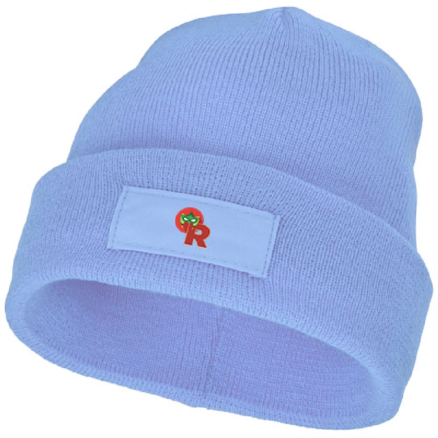 Czapka typu beanie Boreas z naszywką PFC-38676400 niebieski