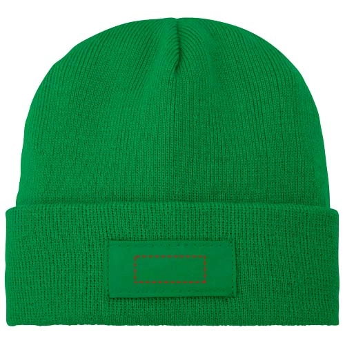 Czapka typu beanie Boreas z naszywką PFC-38676690 zielony