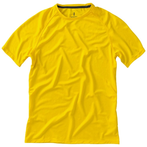 Męski T-shirt Niagara z krótkim rękawem z dzianiny Cool Fit odprowadzającej wilgoć PFC-39010100 żółty