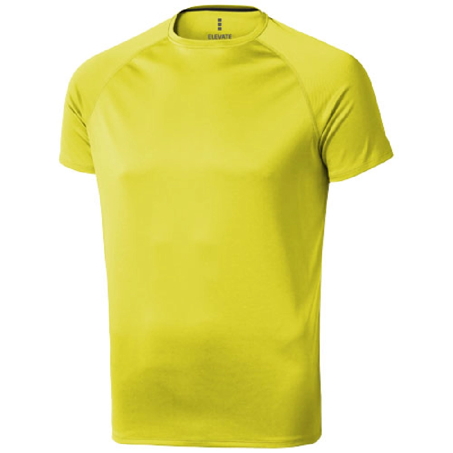 Męski T-shirt Niagara z krótkim rękawem z dzianiny Cool Fit odprowadzającej wilgoć PFC-39010144 żółty