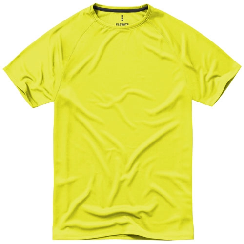 Męski T-shirt Niagara z krótkim rękawem z dzianiny Cool Fit odprowadzającej wilgoć PFC-39010141 żółty