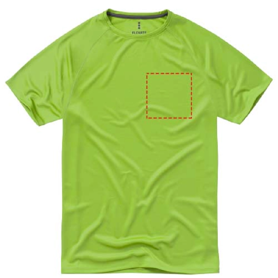 Męski T-shirt Niagara z krótkim rękawem z dzianiny Cool Fit odprowadzającej wilgoć PFC-39010680 zielony