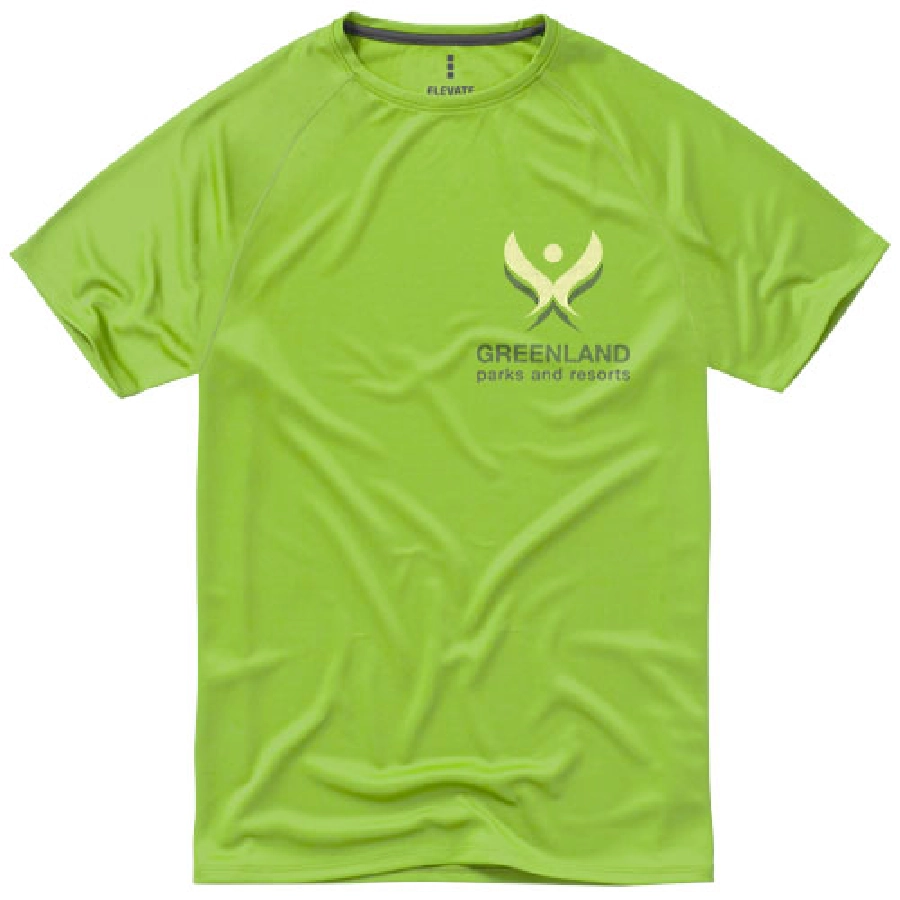 Męski T-shirt Niagara z krótkim rękawem z dzianiny Cool Fit odprowadzającej wilgoć PFC-39010683 zielony
