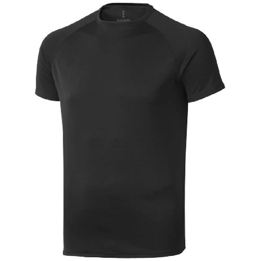 Męski T-shirt Niagara z krótkim rękawem z dzianiny Cool Fit odprowadzającej wilgoć PFC-39010991 czarny