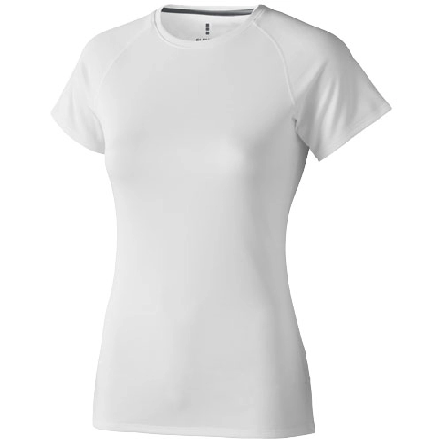 Damski T-shirt Niagara z krótkim rękawem z dzianiny Cool Fit odprowadzającej wilgoć PFC-39011014 biały