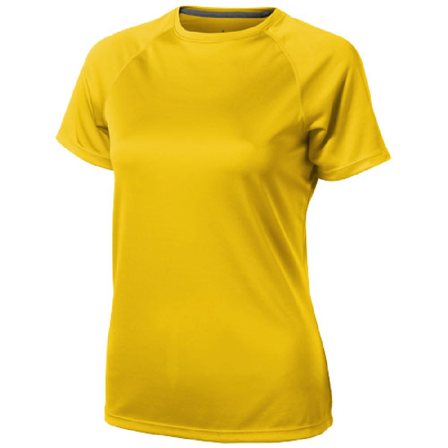 Damski T-shirt Niagara z krótkim rękawem z dzianiny Cool Fit odprowadzającej wilgoć PFC-39011100 żółty