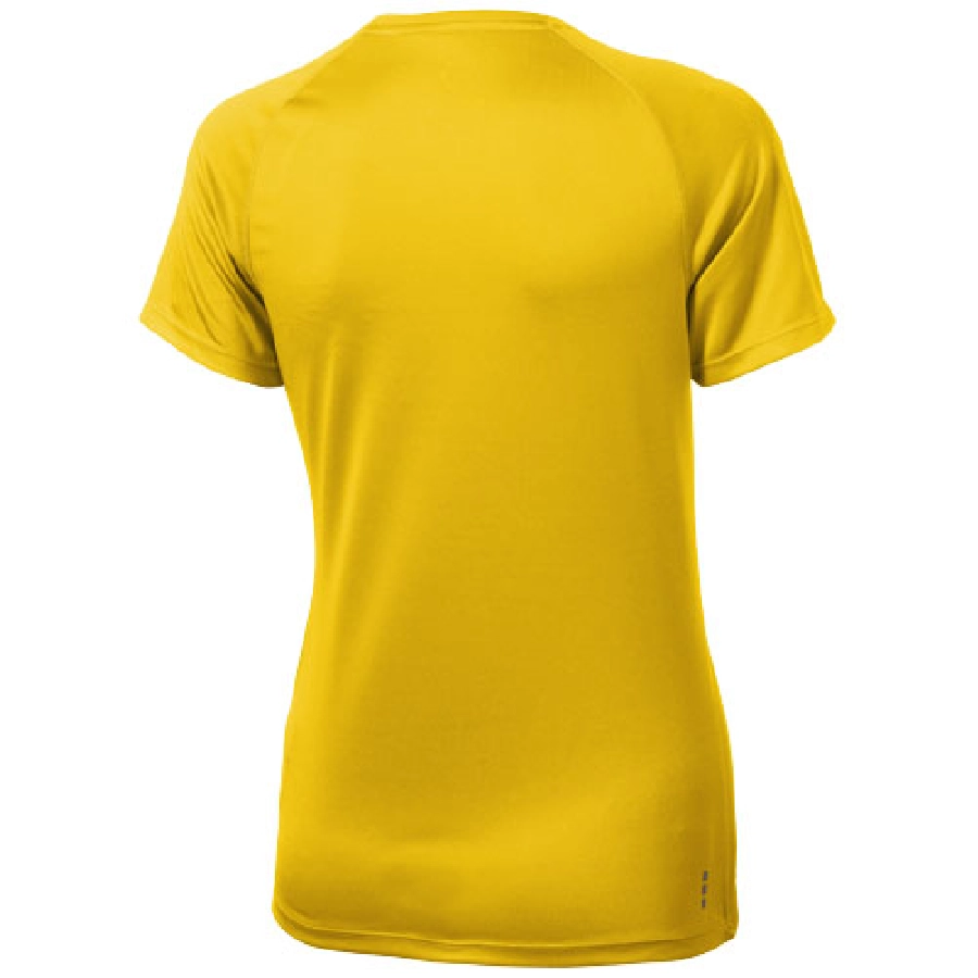 Damski T-shirt Niagara z krótkim rękawem z dzianiny Cool Fit odprowadzającej wilgoć PFC-39011104 żółty