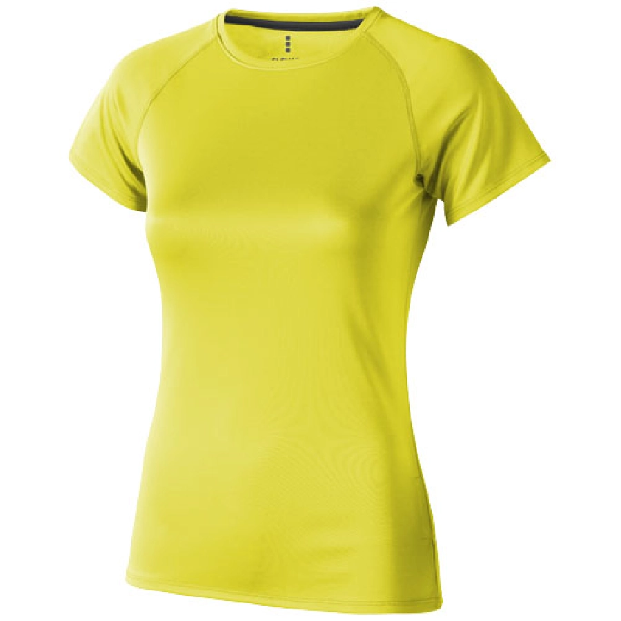 Damski T-shirt Niagara z krótkim rękawem z dzianiny Cool Fit odprowadzającej wilgoć PFC-39011143 żółty