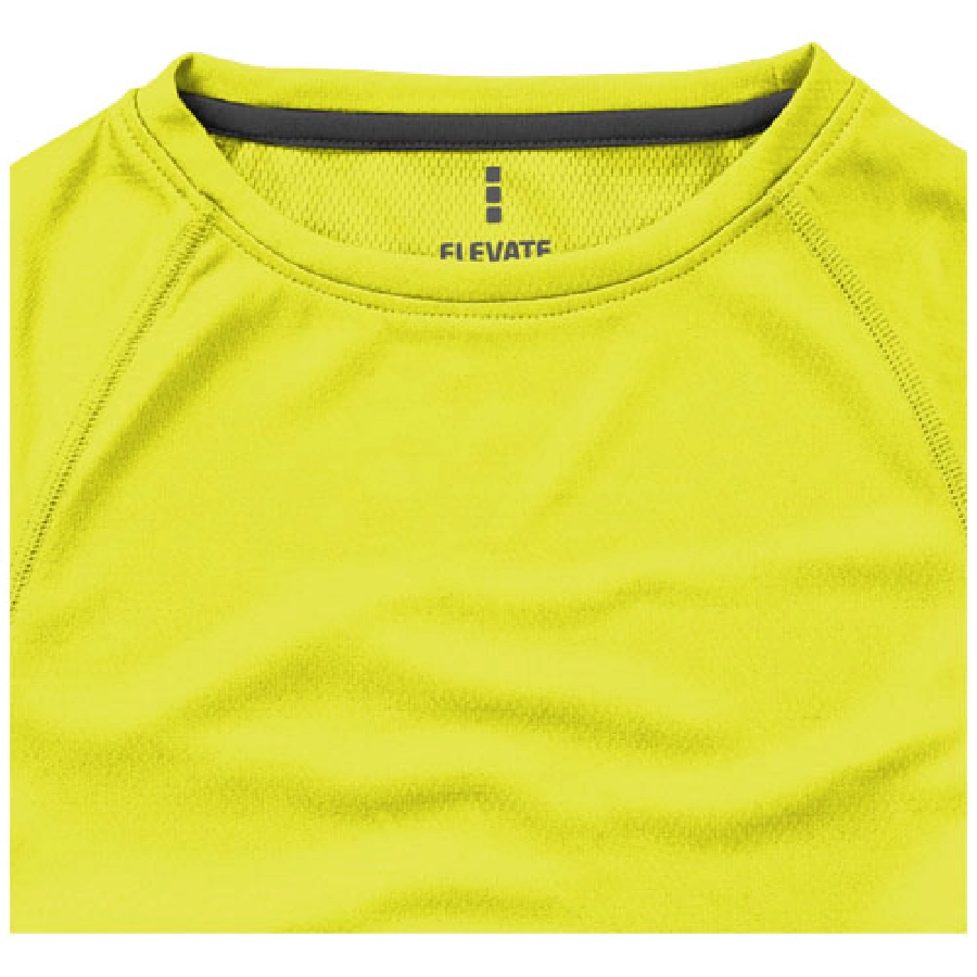 Damski T-shirt Niagara z krótkim rękawem z dzianiny Cool Fit odprowadzającej wilgoć PFC-39011143 żółty