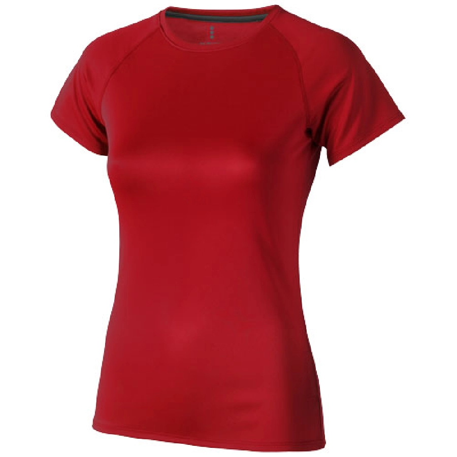 Damski T-shirt Niagara z krótkim rękawem z dzianiny Cool Fit odprowadzającej wilgoć PFC-39011252 czerwony