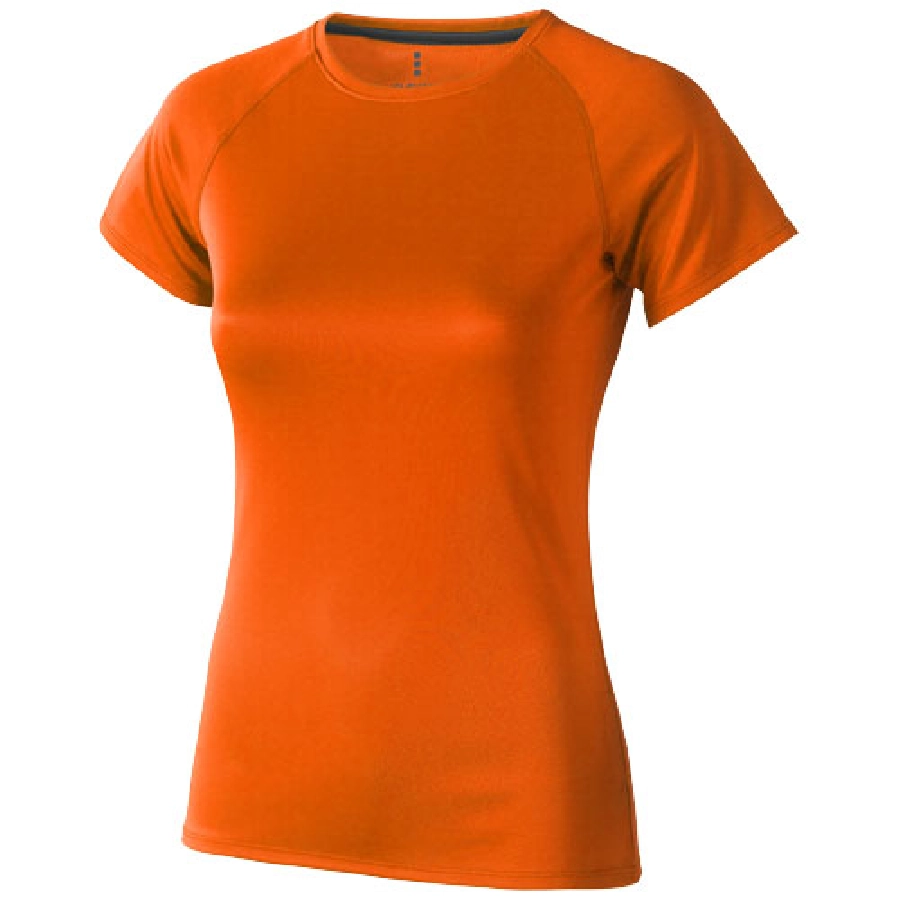 Damski T-shirt Niagara z krótkim rękawem z dzianiny Cool Fit odprowadzającej wilgoć PFC-39011330 pomarańczowy