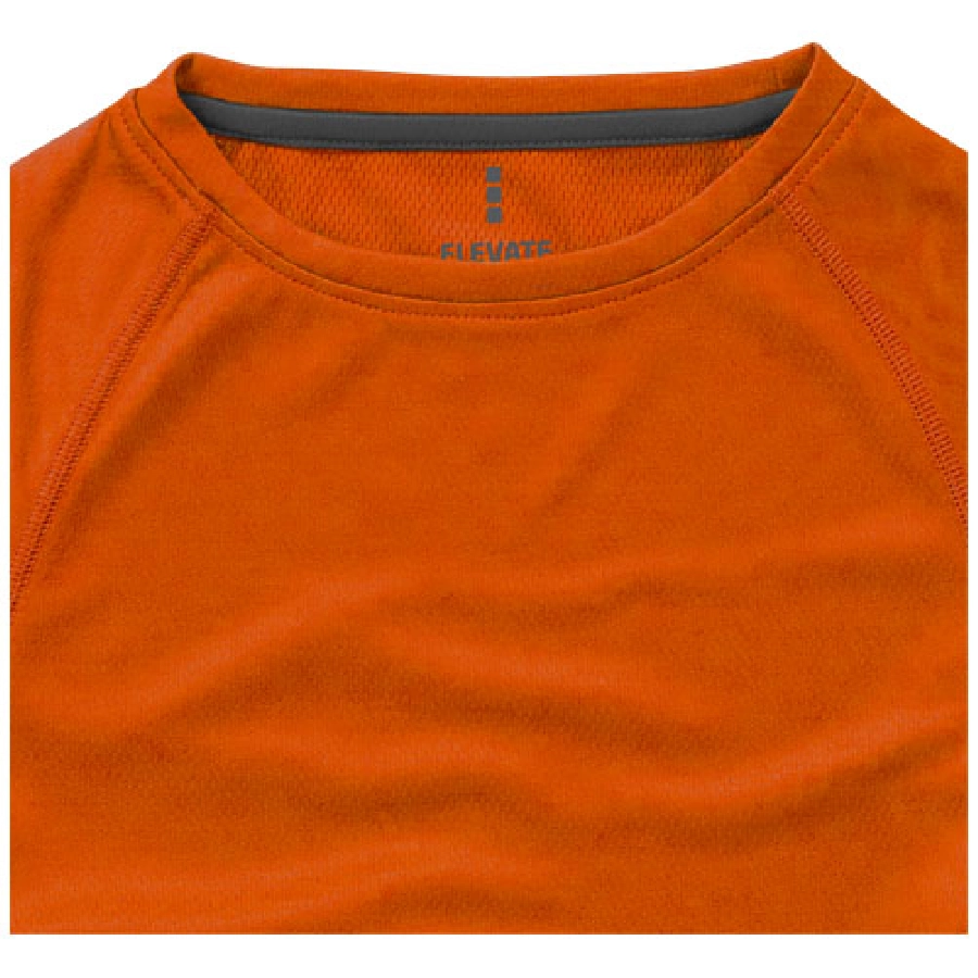 Damski T-shirt Niagara z krótkim rękawem z dzianiny Cool Fit odprowadzającej wilgoć PFC-39011332 pomarańczowy