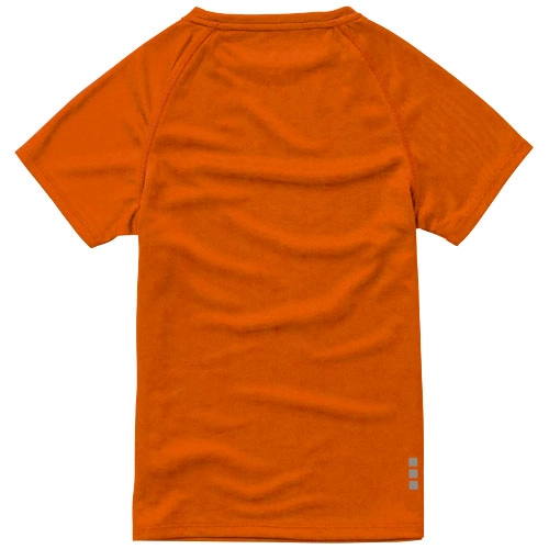 Dziecięcy T-shirt Niagara z krótkim rękawem z dzianiny Cool Fit odprowadzającej wilgoć PFC-39012332 pomarańczowy