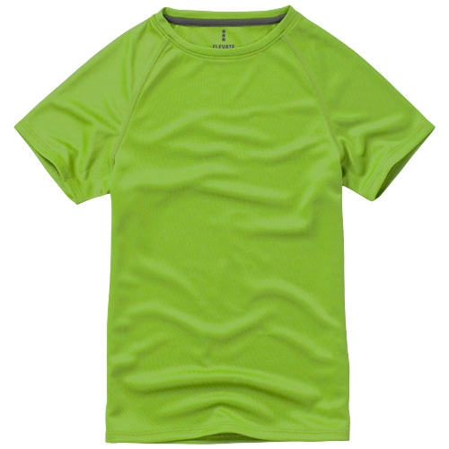 Dziecięcy T-shirt Niagara z krótkim rękawem z dzianiny Cool Fit odprowadzającej wilgoć PFC-39012682 zielony