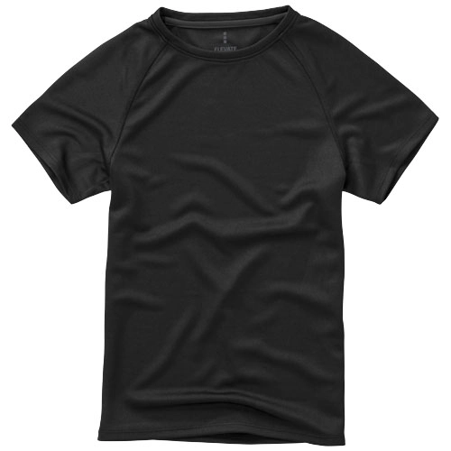 Dziecięcy T-shirt Niagara z krótkim rękawem z dzianiny Cool Fit odprowadzającej wilgoć PFC-39012991 czarny