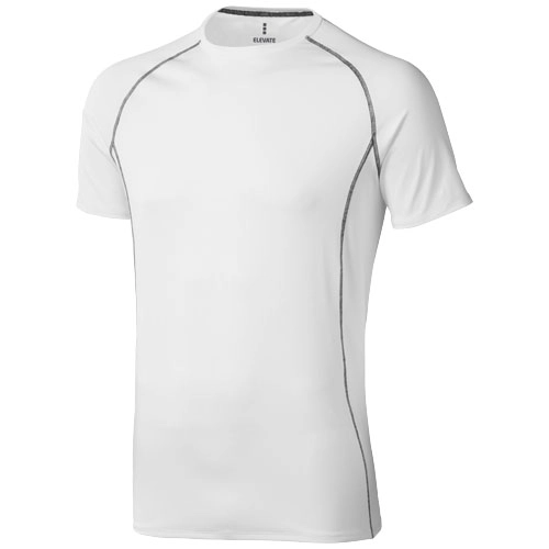 Męski T-shirt Kingston z krótkim rękawem z dzianiny Cool Fit odprowadzającej wilgoć PFC-39013016 biały