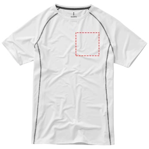 Męski T-shirt Kingston z krótkim rękawem z dzianiny Cool Fit odprowadzającej wilgoć PFC-39013010 biały