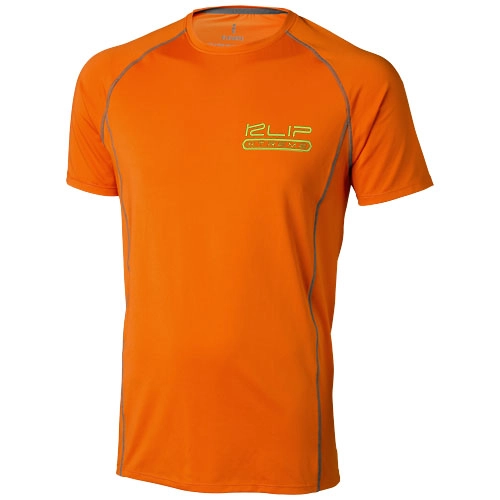 Męski T-shirt Kingston z krótkim rękawem z dzianiny Cool Fit odprowadzającej wilgoć PFC-39013330 pomarańczowy