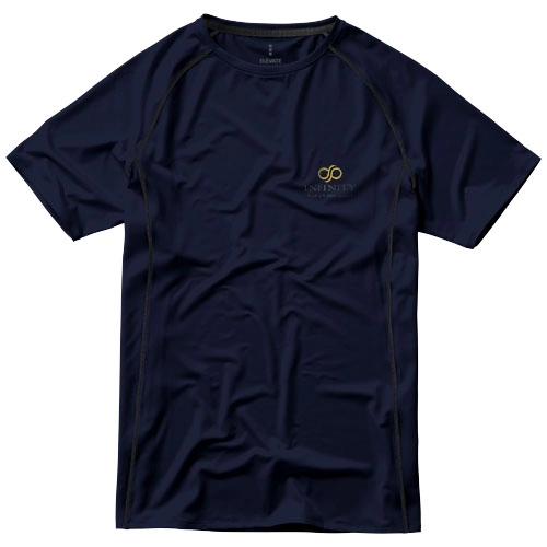 Męski T-shirt Kingston z krótkim rękawem z dzianiny Cool Fit odprowadzającej wilgoć PFC-39013491 granatowy