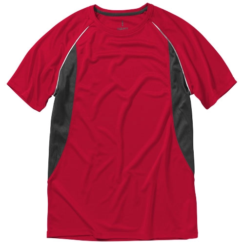 Męski T-shirt Quebec z krótkim rękawem z dzianiny Cool Fit odprowadzającej wilgoć PFC-39015256 czerwony