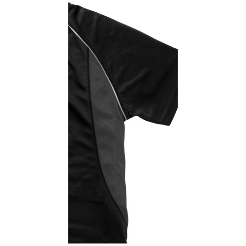 Męski T-shirt Quebec z krótkim rękawem z dzianiny Cool Fit odprowadzającej wilgoć PFC-39015996 czarny
