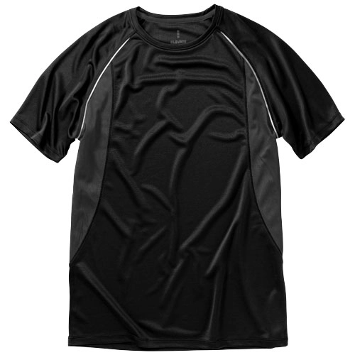 Męski T-shirt Quebec z krótkim rękawem z dzianiny Cool Fit odprowadzającej wilgoć PFC-39015992 czarny