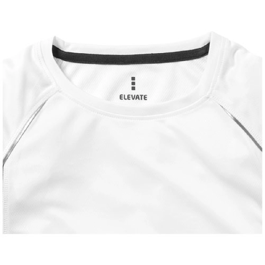 Damski T-shirt Quebec z krótkim rękawem z dzianiny Cool Fit odprowadzającej wilgoć PFC-39016014 biały