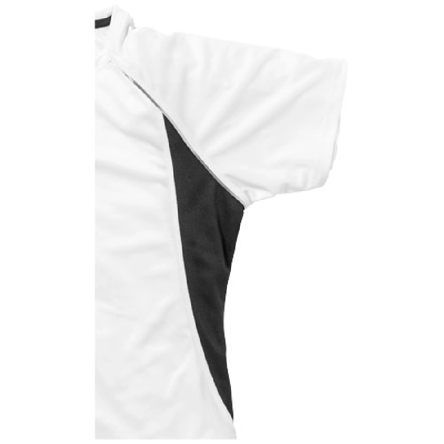 Damski T-shirt Quebec z krótkim rękawem z dzianiny Cool Fit odprowadzającej wilgoć PFC-39016011 biały