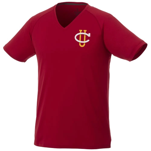 Męski t-shirt Amery z dzianiny Cool Fit odprowadzającej wilgoć PFC-39025254 czerwony
