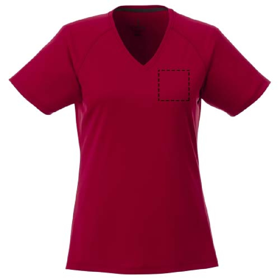 Damski t-shirt Amery z dzianiny Cool Fit odprowadzającej wilgoć PFC-39026254 czerwony