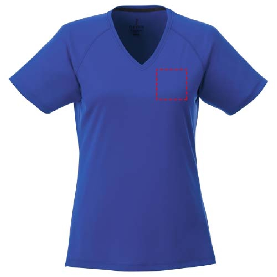Damski t-shirt Amery z dzianiny Cool Fit odprowadzającej wilgoć PFC-39026442 niebieski
