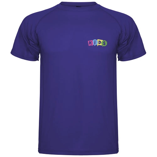 Montecarlo sportowa koszulka dziecięca z krótkim rękawem PFC-K04253EH