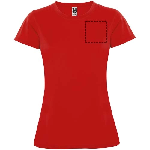 Montecarlo sportowa koszulka damska z krótkim rękawem PFC-R04234I4