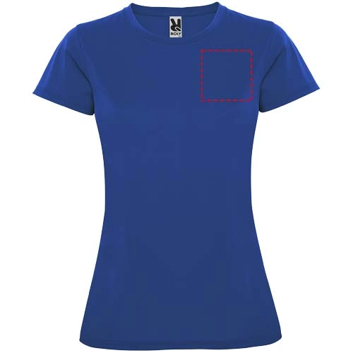Montecarlo sportowa koszulka damska z krótkim rękawem PFC-R04234T2