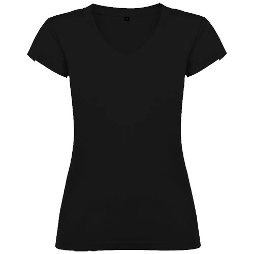 Victoria damska koszulka z krótkim rękawem i dekoltem w serek PFC-R66463O5