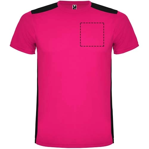Detroit sportowa koszulka unisex z krótkim rękawem PFC-R66529C2