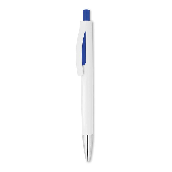 Przyciskany długopis w białej LUCERNE WHITE GRS8-MO8814-04