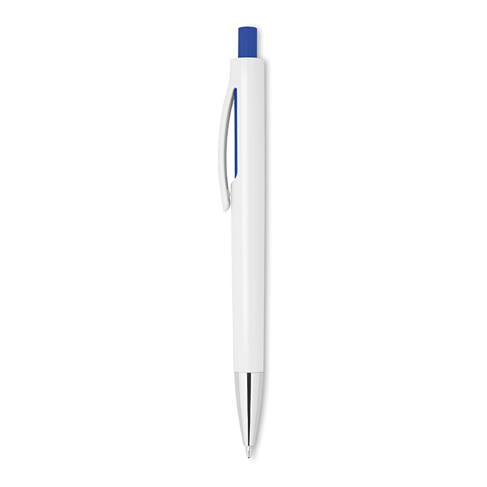 Przyciskany długopis w białej LUCERNE WHITE GRS8-MO8814-04