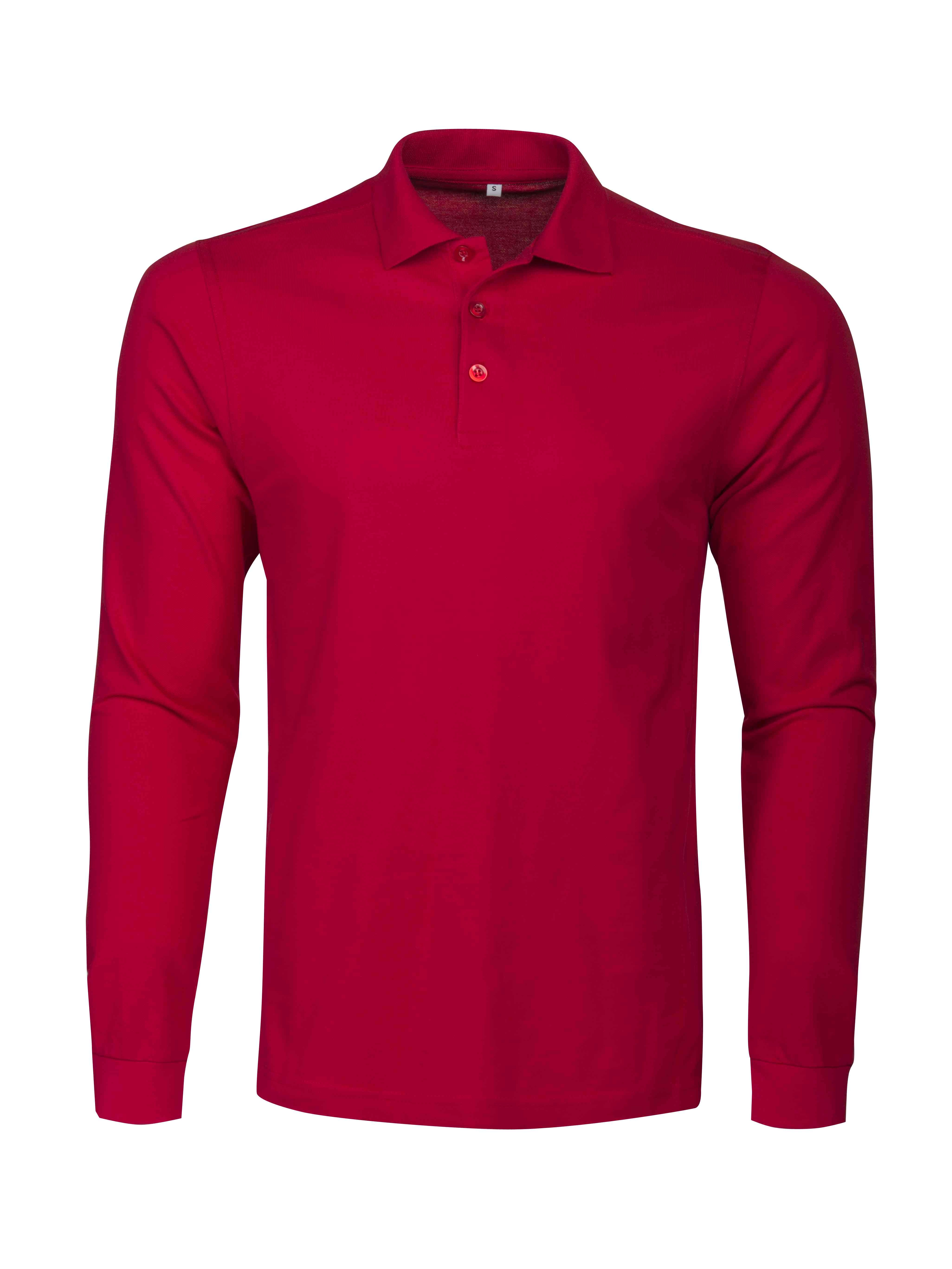 SURF POLO RSX L/S RED PE-2265011-400-5