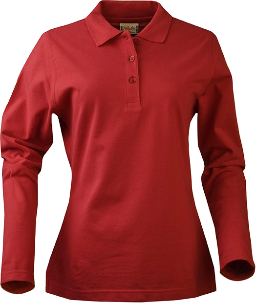 SURF POLO LADY L/S RED PE-2265012-400-4