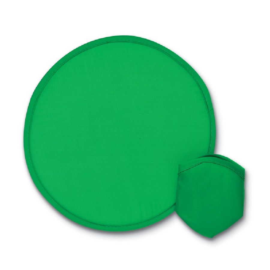 Nylonowe składane frisbee ATRAPA IT3087-09 zielony