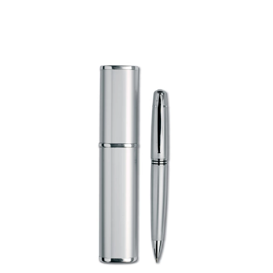 Długopis w aluminiowym pudełku OREGON IT3177-14 srebrny
