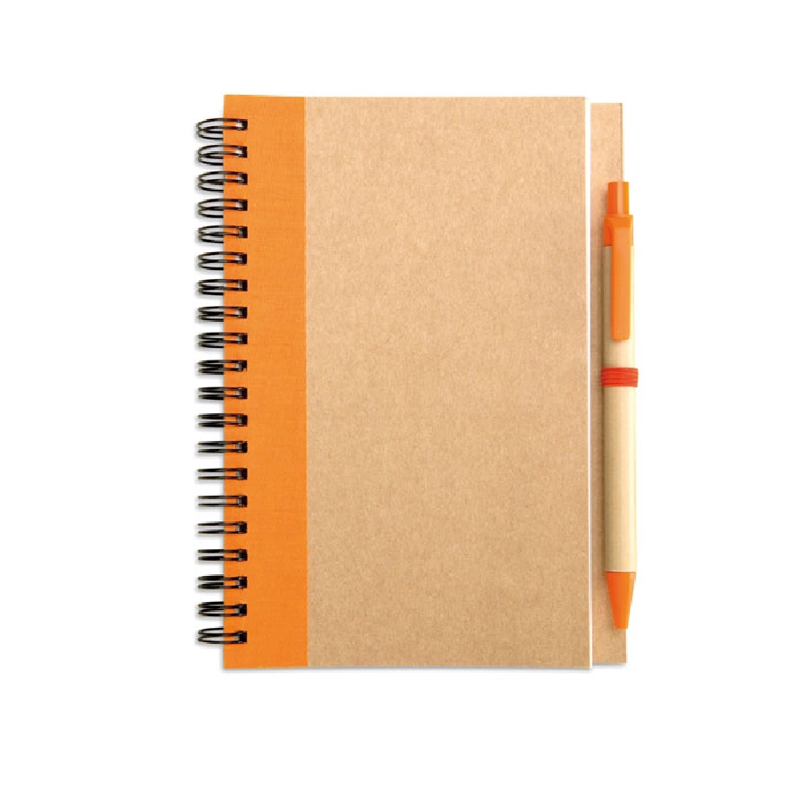 Notes z długopisem SONORA PLUS IT3775-10 pomarańczowy
