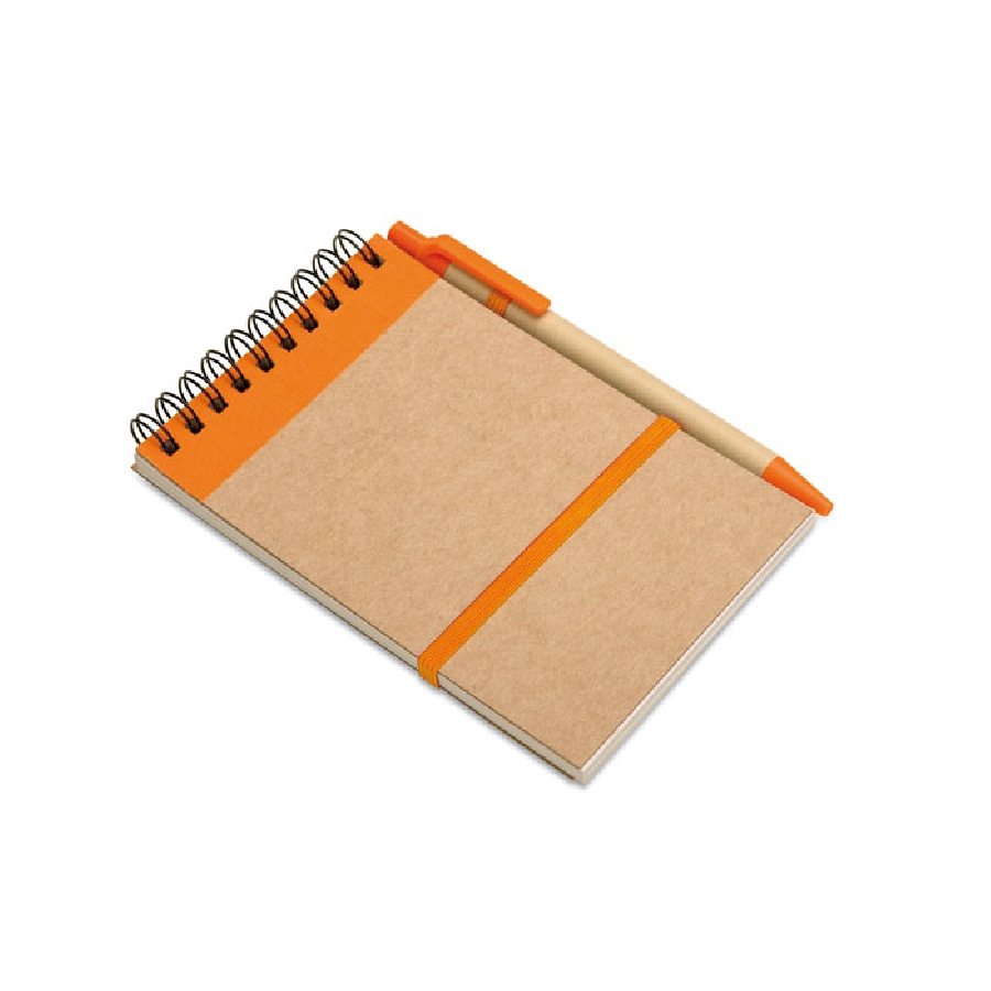 Notes z długopisem 70 kartek SONORA IT3789-10 pomarańczowy